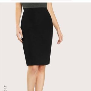 Black pencil skirt